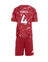Liverpool Virgil van Dijk #4 Domácí dres pro děti 2026-27 Krátký Rukáv (+ trenýrky)